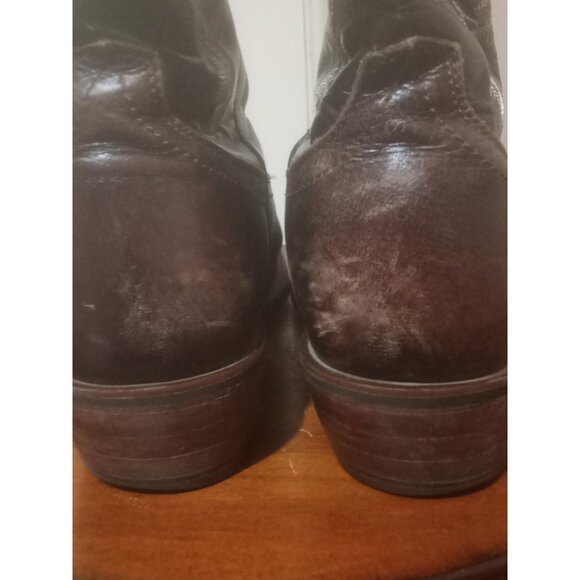 Ariat Crossfire Buckaroo Boots Mens 11 D Brown Leather Western 10006734 - Picture 11 of 15